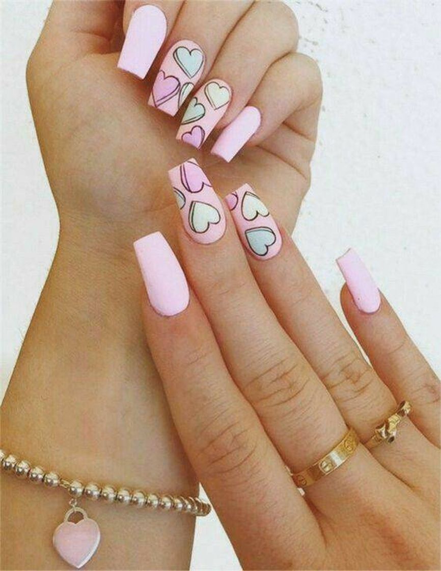 Fashion Unhas rosinhas 