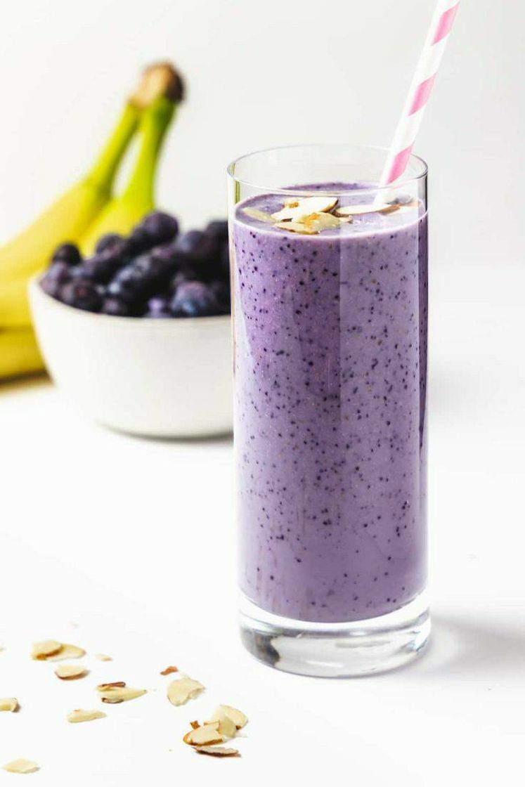 Moda Smoothie de blueberry e banana 