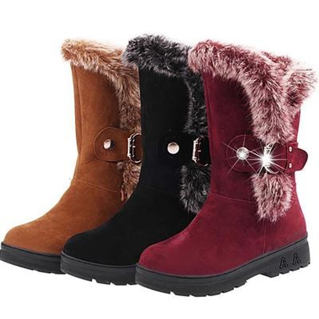 Moda Women Winter Snow Boots Botas Femininas Flat Waterproof Warm Thick Plush Ankle Boots For Women Winter Platform Shoes 2 8