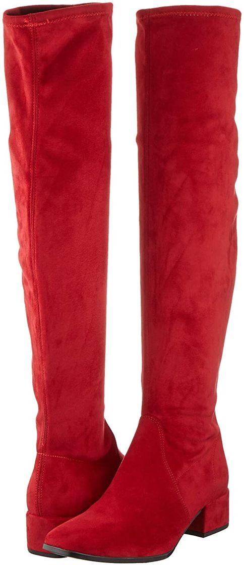 Fashion Tamaris 1-1-25528-23, Botas Altas para Mujer, Rojo