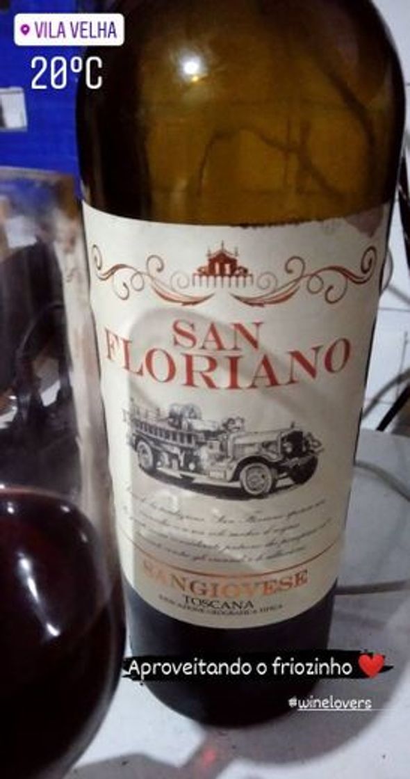 Productos Vinho Sangiovese San Floriano Toscana 