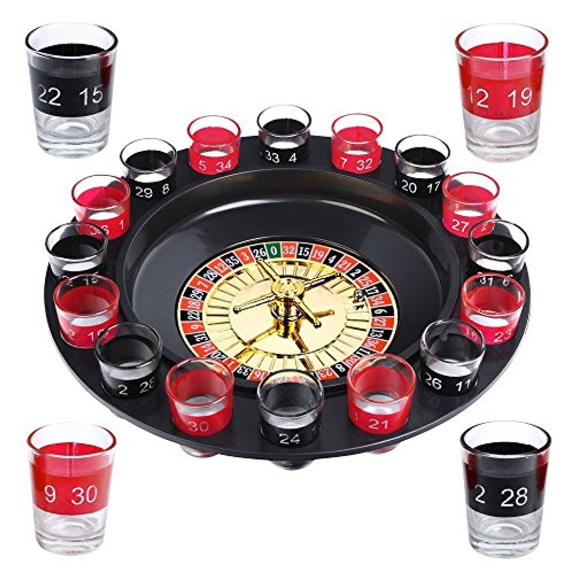 Place Schramm® Juego de Beber Ruleta Incl