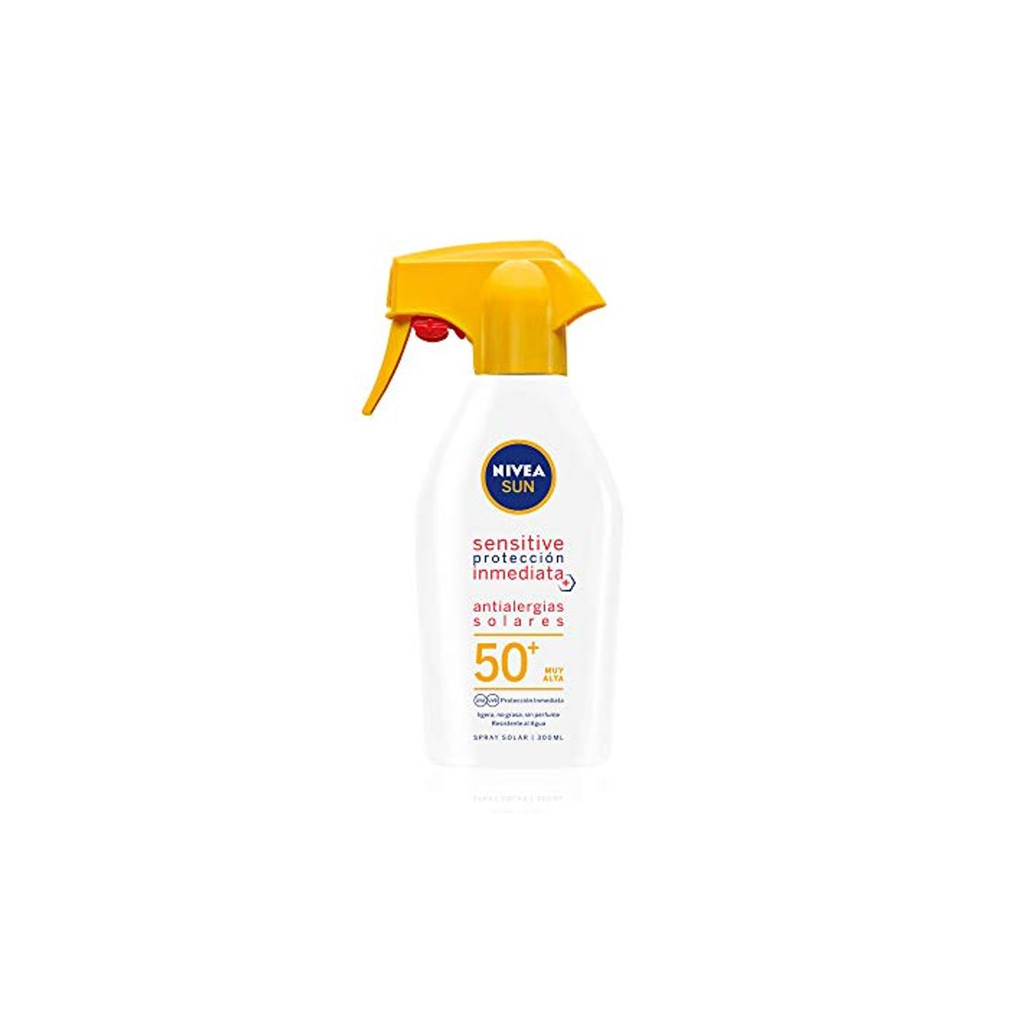 Social NIVEA SUN Sensitive Protección Inmediata Antialergias Solares Spray Pistola Solar FP 50