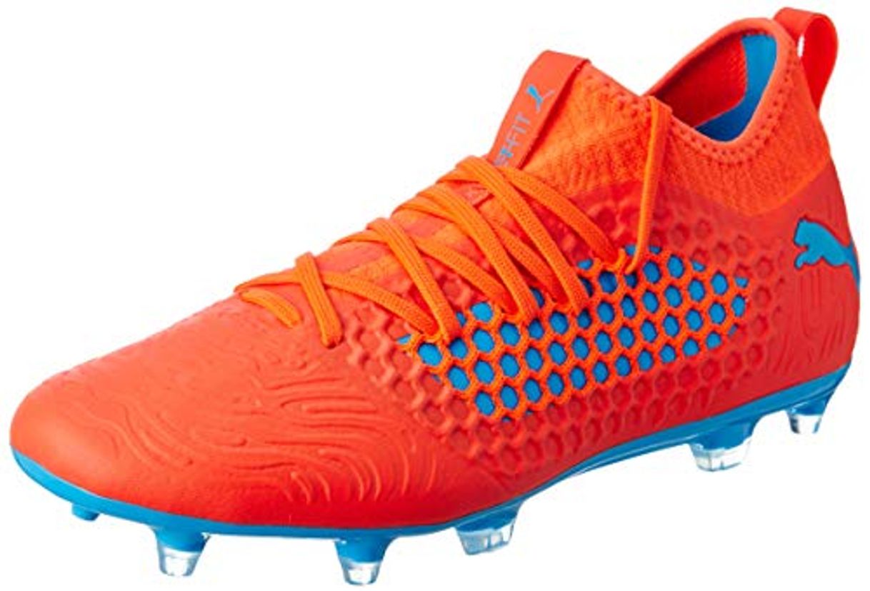 Fashion Puma Future 19.3 Netfit FG/AG, Zapatillas de Fútbol para Hombre, Rojo