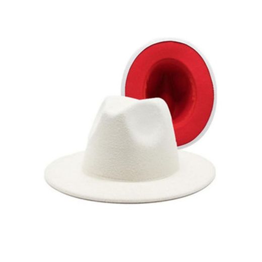 XACQuanyao Sombrero para Mujeres/Hombres Nuevo Diseño de Lana Chapeu Feminino Fedora Sombrero