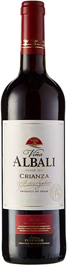 Product Viña Albali Crianza Tinto D.O. Valdepeñas Vino - Paquete de 6 x