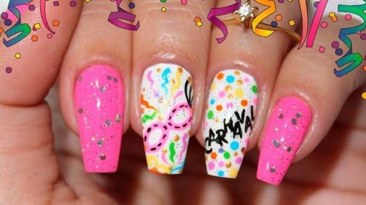 unhas para carnaval 