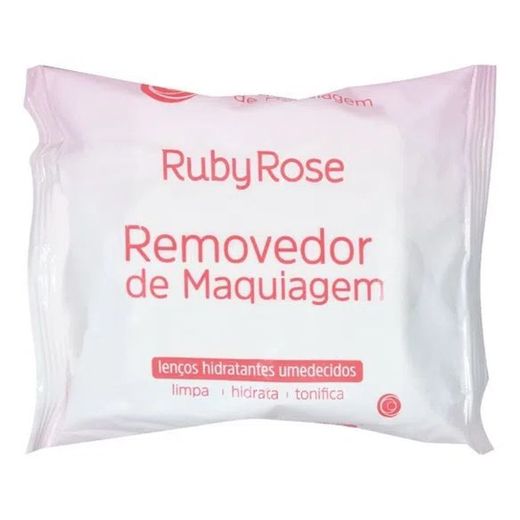 LENÇO REMOVEDOR DE MAQUIAGEM ROSA - RUBY ROSE ...