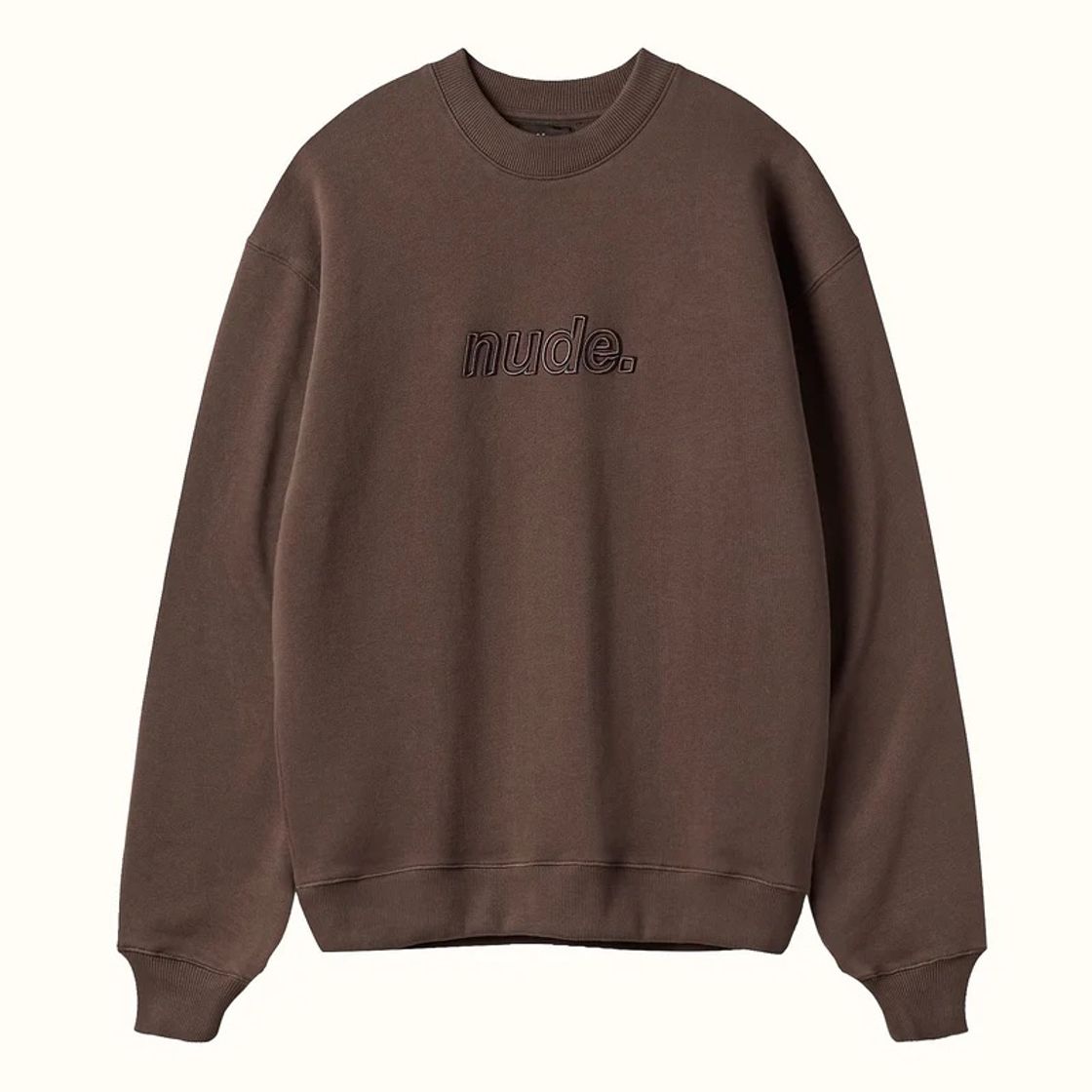 Moda NUDE CREW BROWN