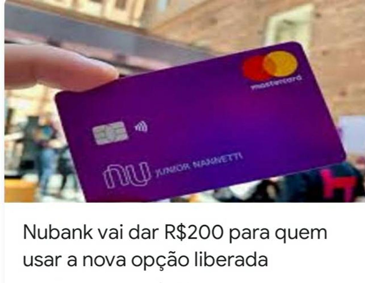 Fashion Nubank vai dar R$200 para quem usar a nova opção liberada ...