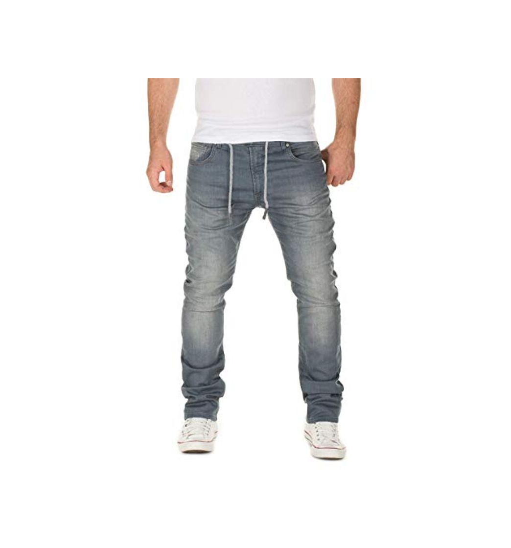 Moda WOTEGA Chándal para Hombre Noah- Vaqueros Jeans - Pantalones Deportivos Slim Fit