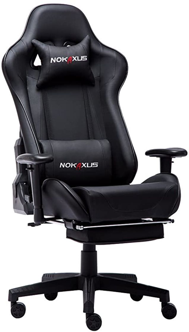 NOKAXUS - Silla de Oficina para Videojuegos tamaño Grande Respaldo Alto Asiento