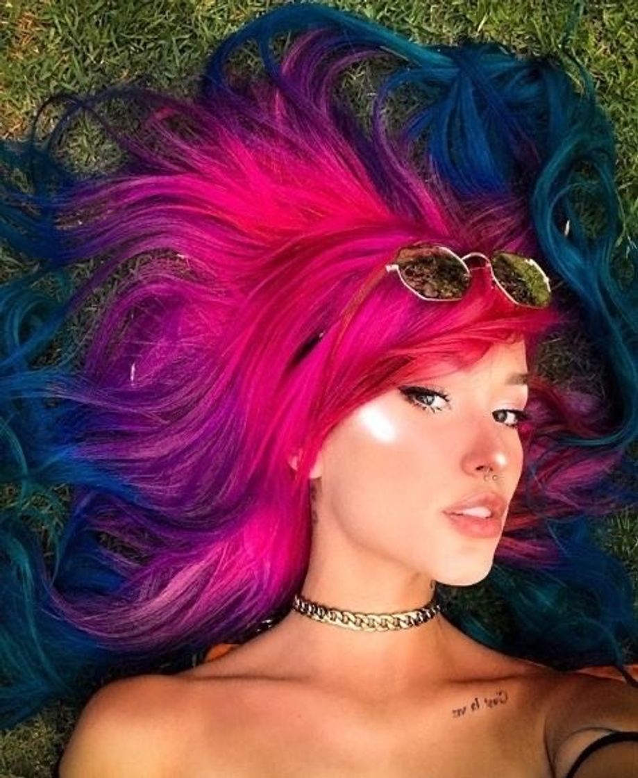 Moda Colorful hair