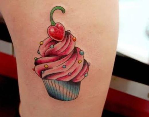 Tattoo cup cake ❤️