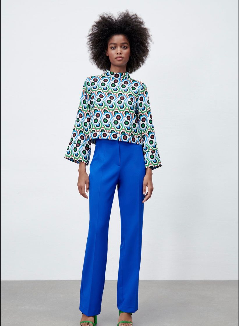 Fashion Blue full length trousers