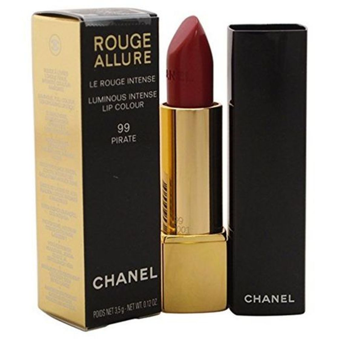 Social Chanel Rouge Allure Barra de labios #99-Pirate 3.5 gr