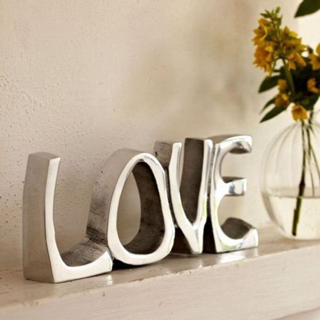Social Objeto decorativo con la palabra Love
