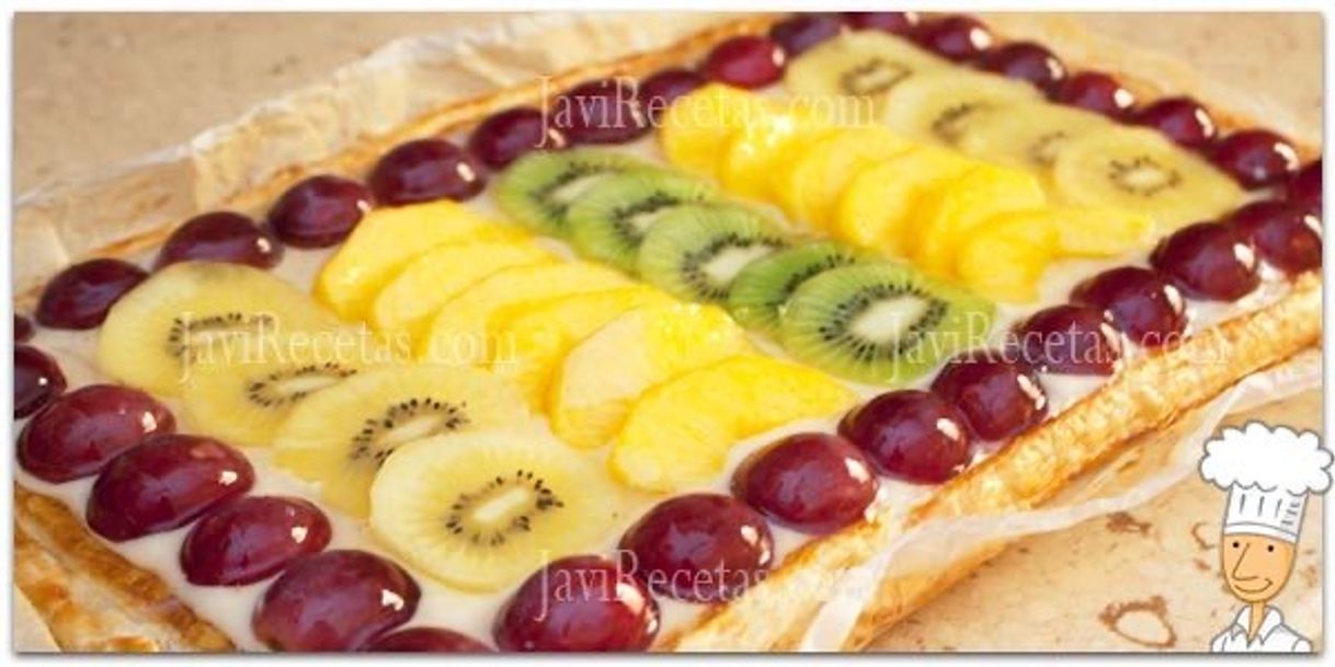 Product Tarta de HOJALDRE con FRUTAS 🥝 