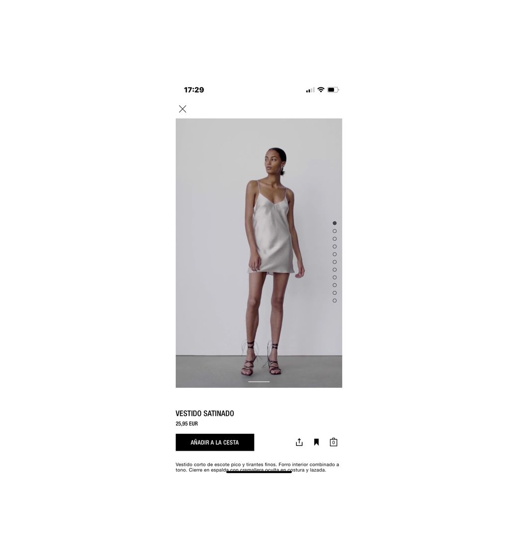 Social SATIN DRESS - Pearl gray