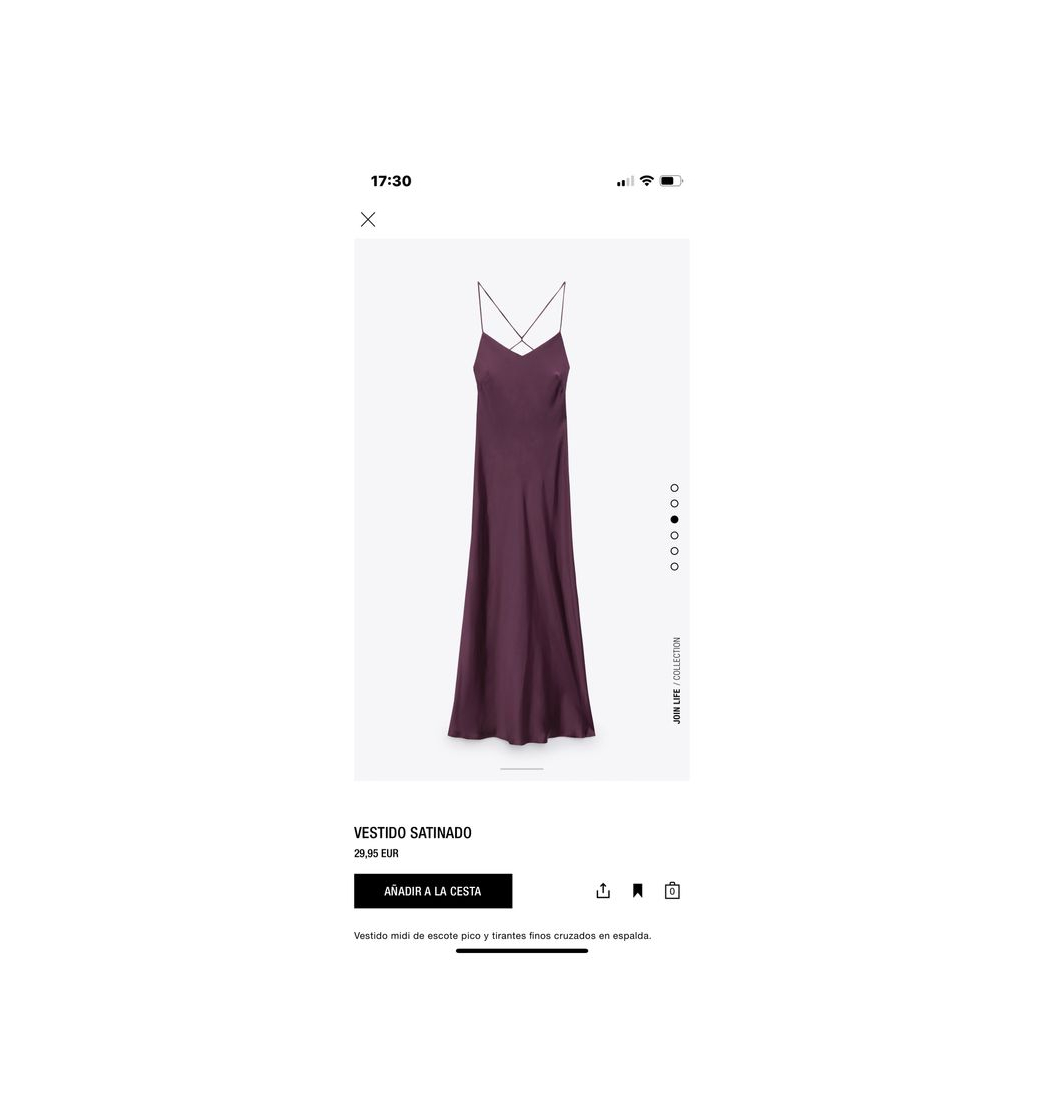 Social SATIN DRESS - Dark eggplant