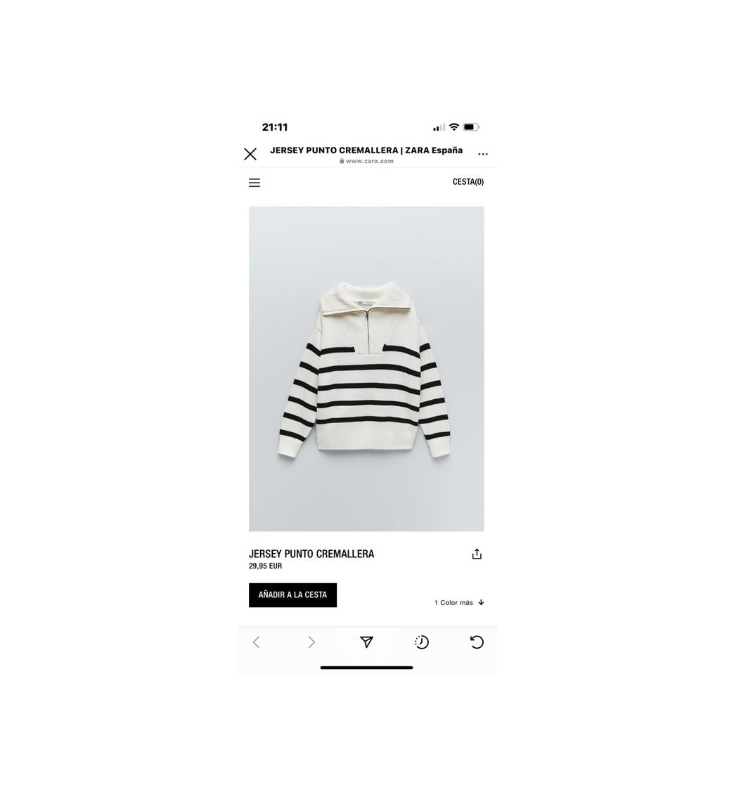 Social JERSEY PUNTO CREMALLERA 