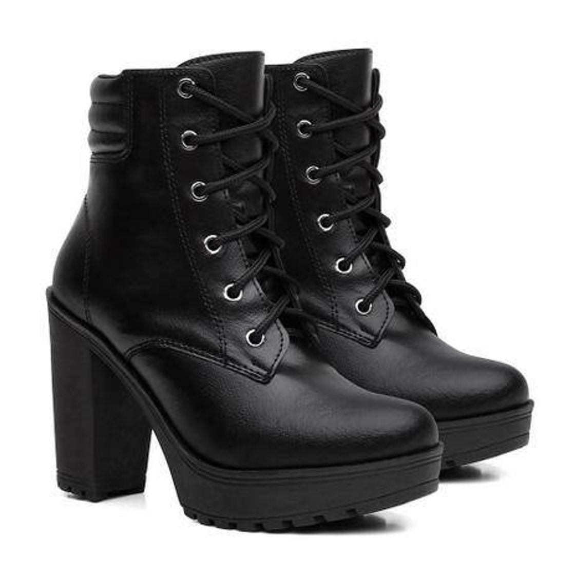 Fashion Botas coturno Feminina 