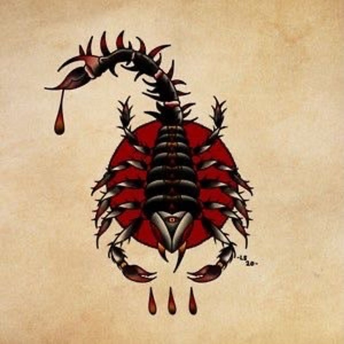 Fashion Scorpion - Traditional Tattoo
