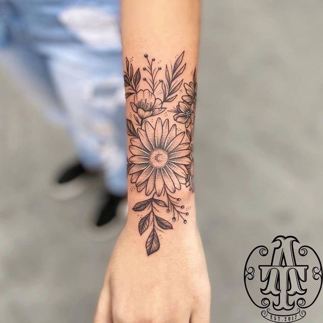 Moda Tatuagem floral 🌺 