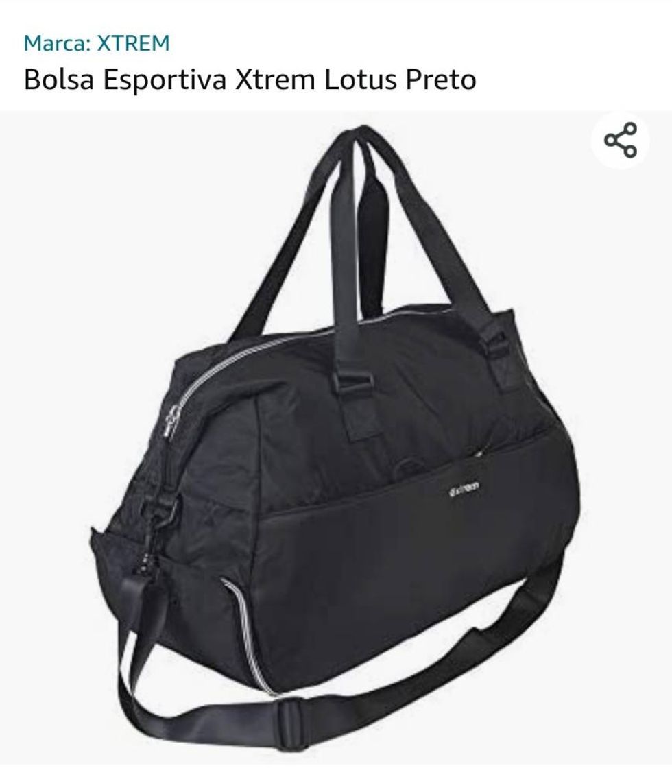 Moda Bolsa Esportiva Xtrem Lotus Preto🔥