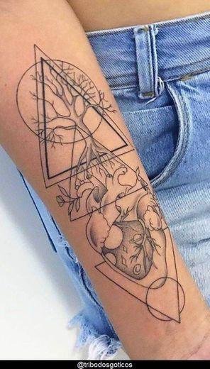 Ideia feminina de tatto