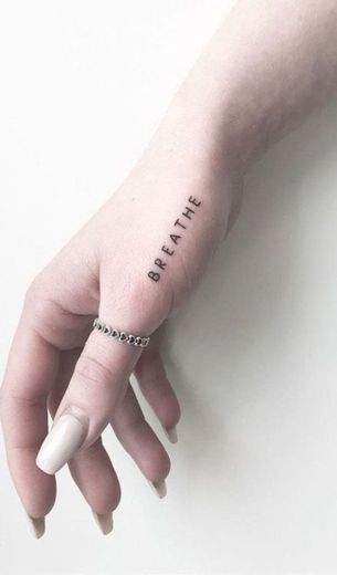 Tatto "Breathe"