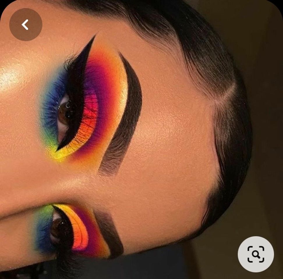 Moda Gente falam que não ésta linda essa make💚💛💜💙🖤🥰