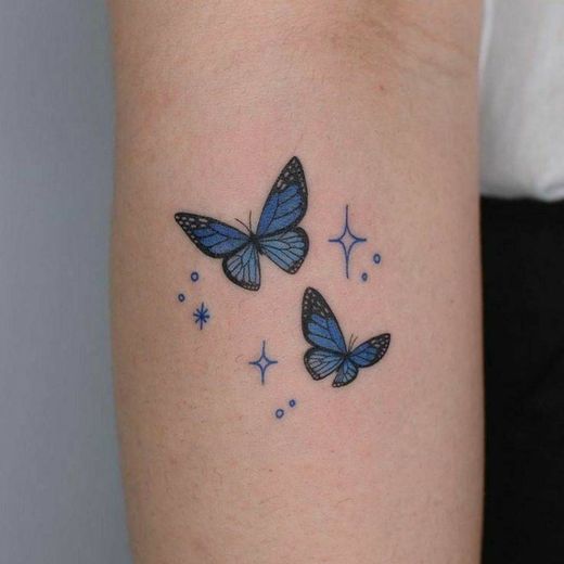 Tatto de borboletas 