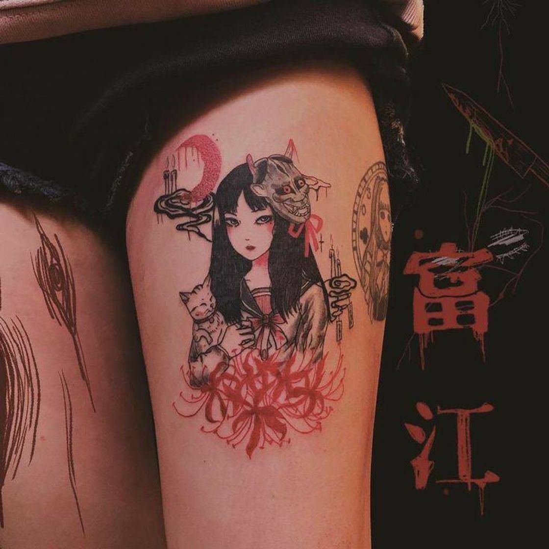 Fashion tatto estilo anime