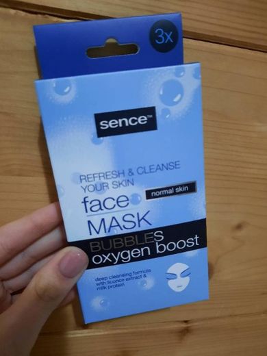 Face Mask Bubbles Oxygen Boost SENCE BEAUTY .
