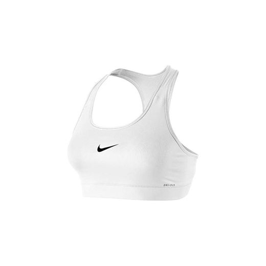 Nike Sport-BH Pro Victory Compression, Sujetador deportivo para mujer, Blanco