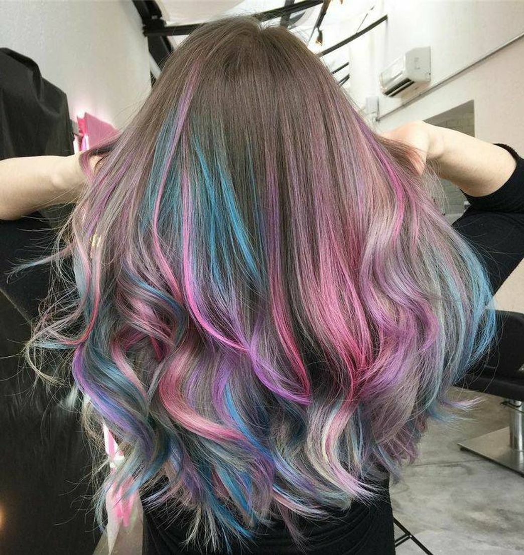 Social Cabelo colorido 
