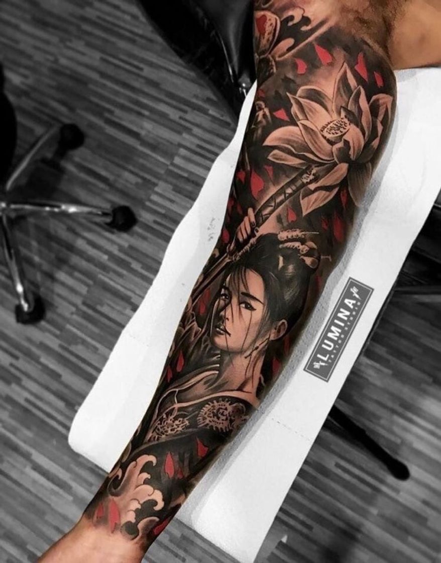 Moda Tatto Gueixa Japonesa 