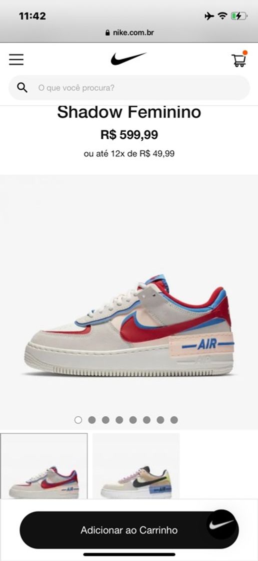 Moda Nike air force 1 shadow feminino 