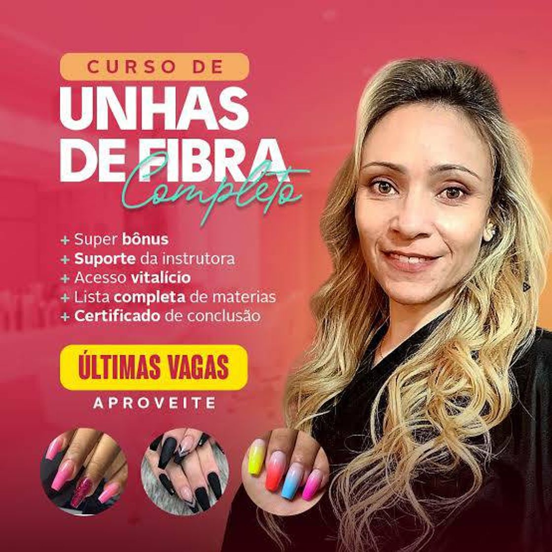 App Curso unhas de fibra 