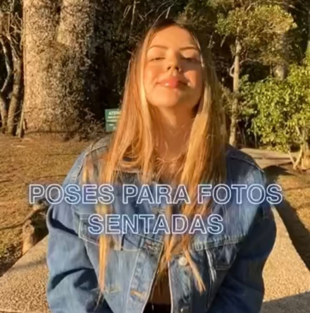 Moda Poses foto sentado