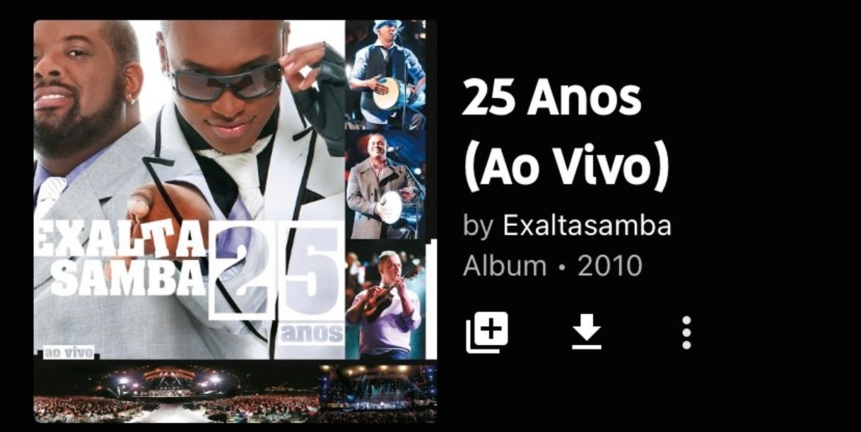 Music Exalta 25 anos ao vivo