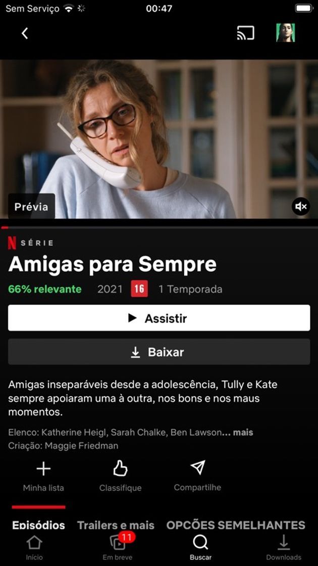 Serie Amigas para Sempre/ Netflix 