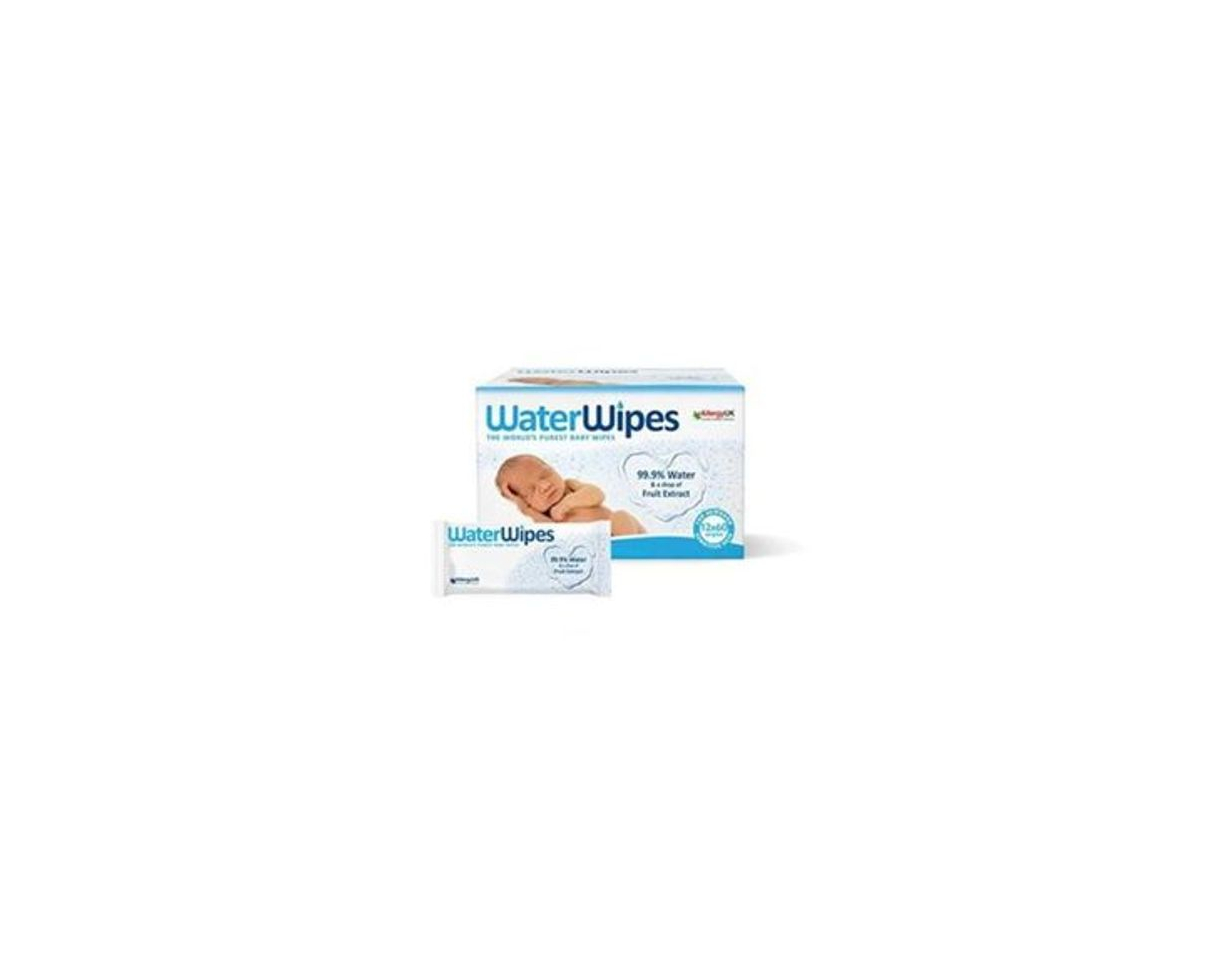 Belleza WaterWipes Toallitas para Pieles Sensible de Bebé, 99.9% agua purificada, 12 paquetes