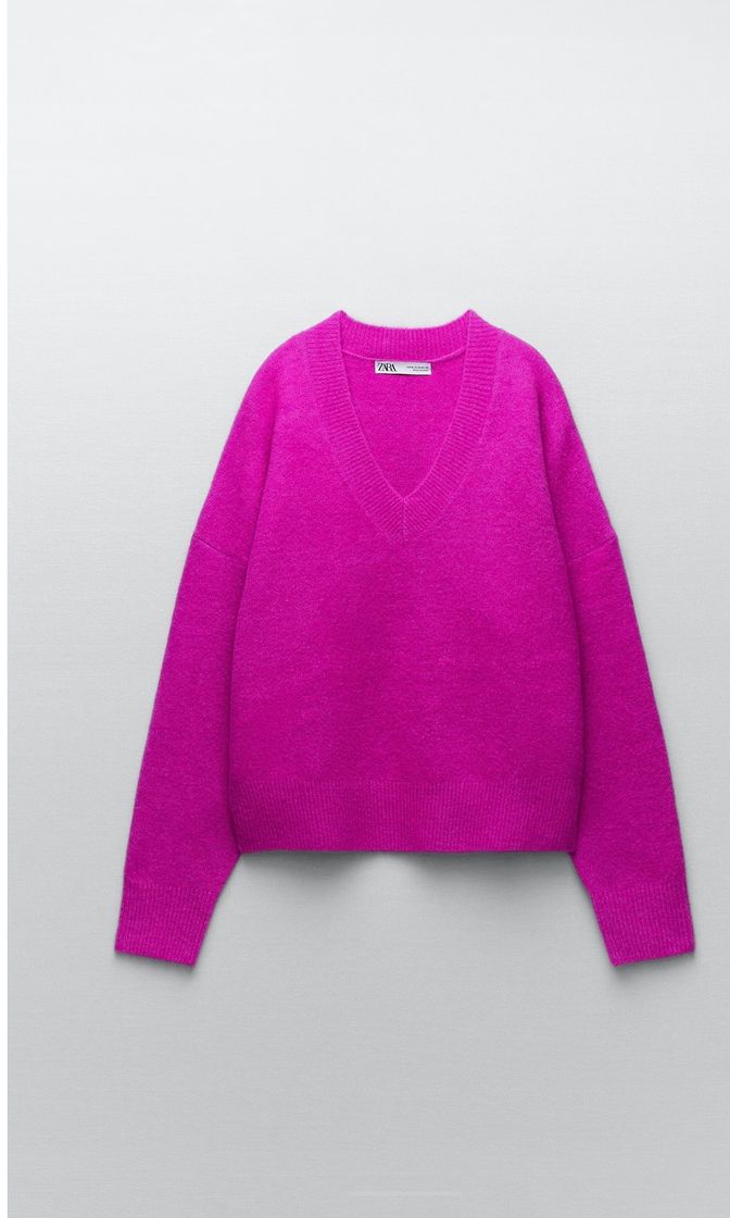 Fashion SOFT KNIT SWEATER - Fuchsia