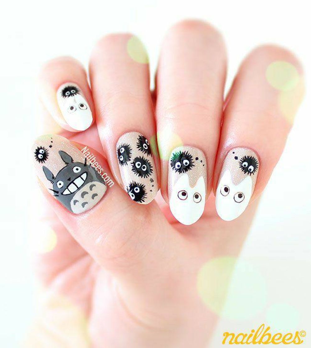 Fashion unhas totoro kawaii