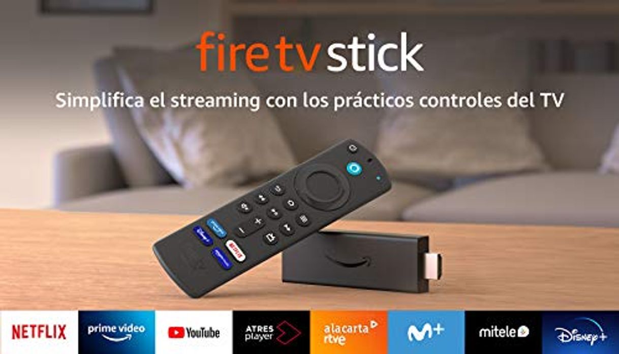 Producto Fire TV Stick con mando por voz Alexa