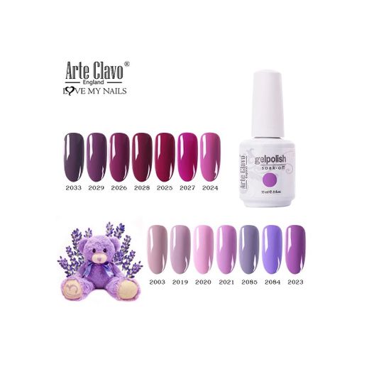 Esmaltes UV 60 colores