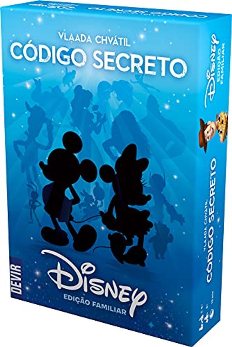 Producto Devir- Juego de Mesa Código Secreto Disney en Portugues, Multicolor