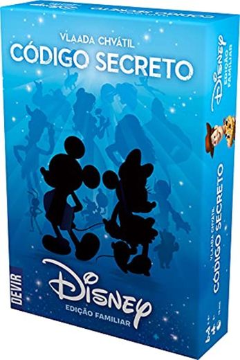 Devir- Juego de Mesa Código Secreto Disney en Portugues, Multicolor